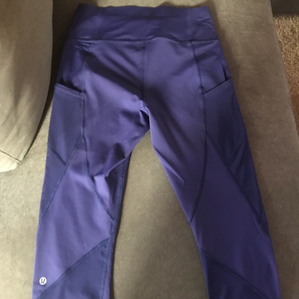 Purple Lululemon Capris